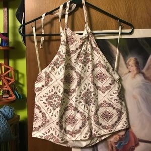 Halter crop top